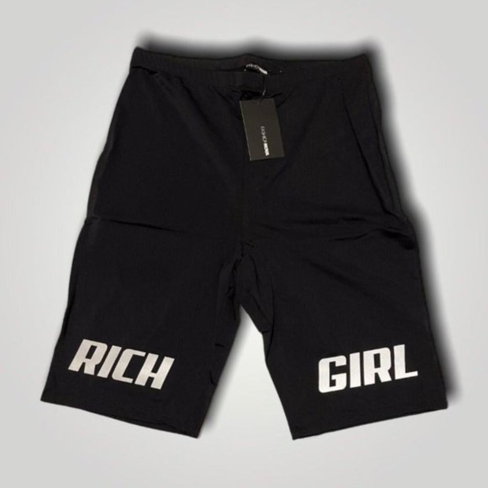 2X Ladies Plus Size Reflective Rich Girl Bike Shorts New with Tags - Picture 1 of 5
